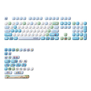 Akko Poco Family - Poco Penguin Keycap Set MOG Profile 136 Keys