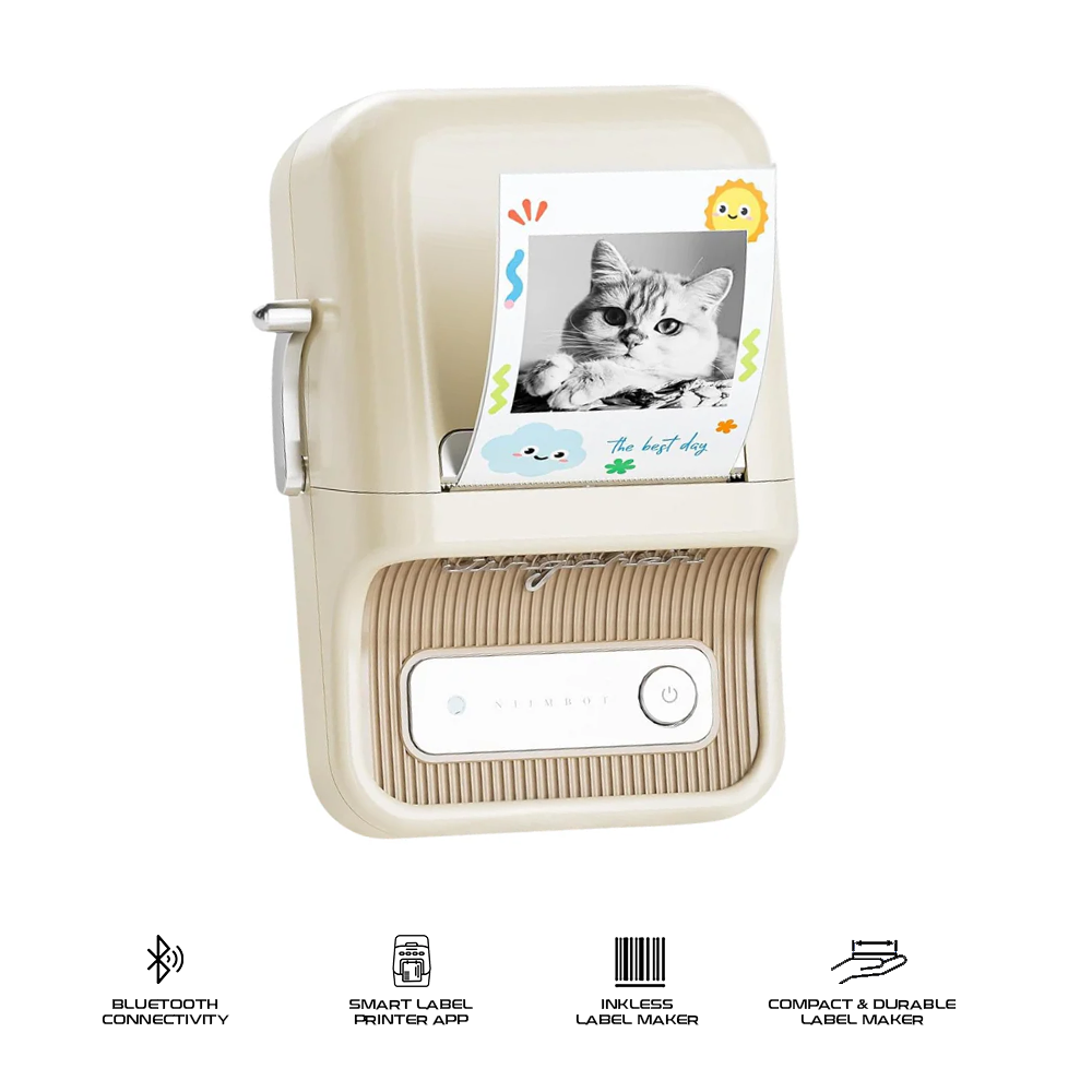 NIIMBOT B21S PRO Thermal Printer White