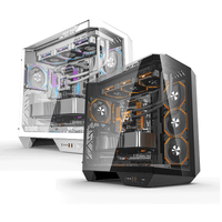 DarkFlash DY470 ATX Three-side Glass Panel Tempered Glass PC Case