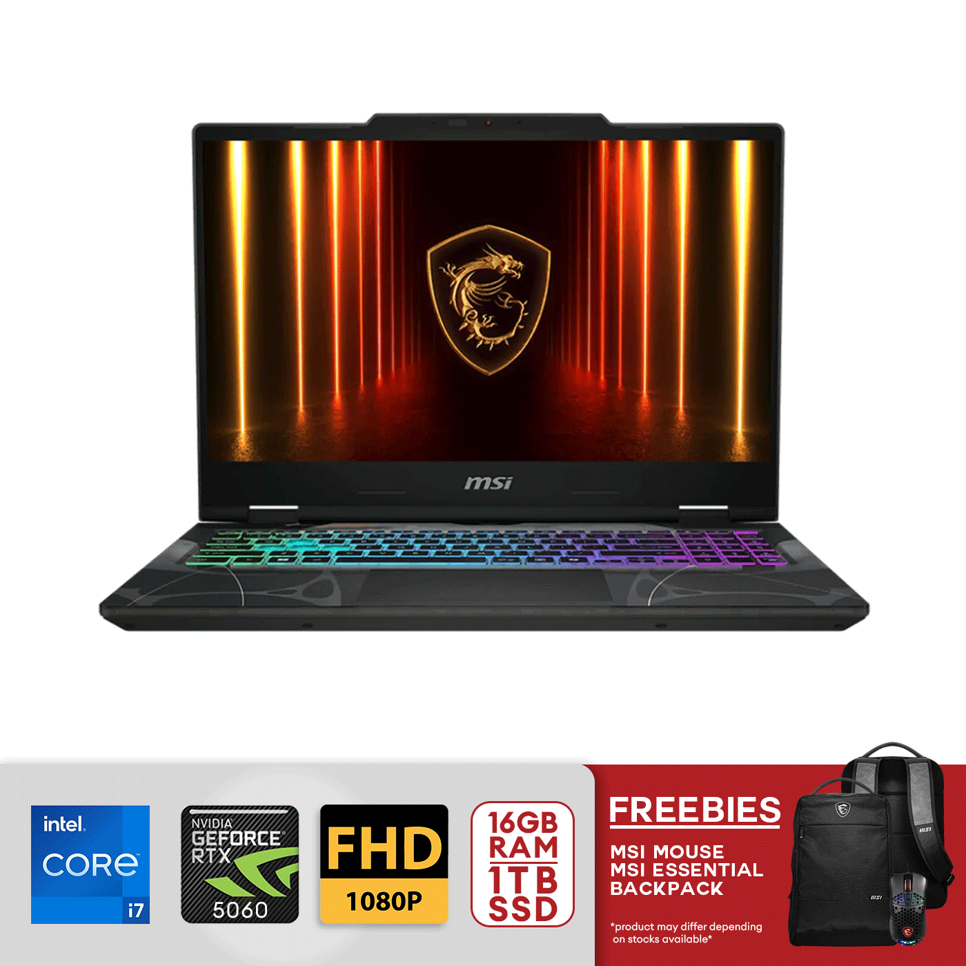MSI Cyborg 15 B13WFKG-889PH 15.6" FHD i7-13620H 16GB/1TB SSD RTX 5060 Win11