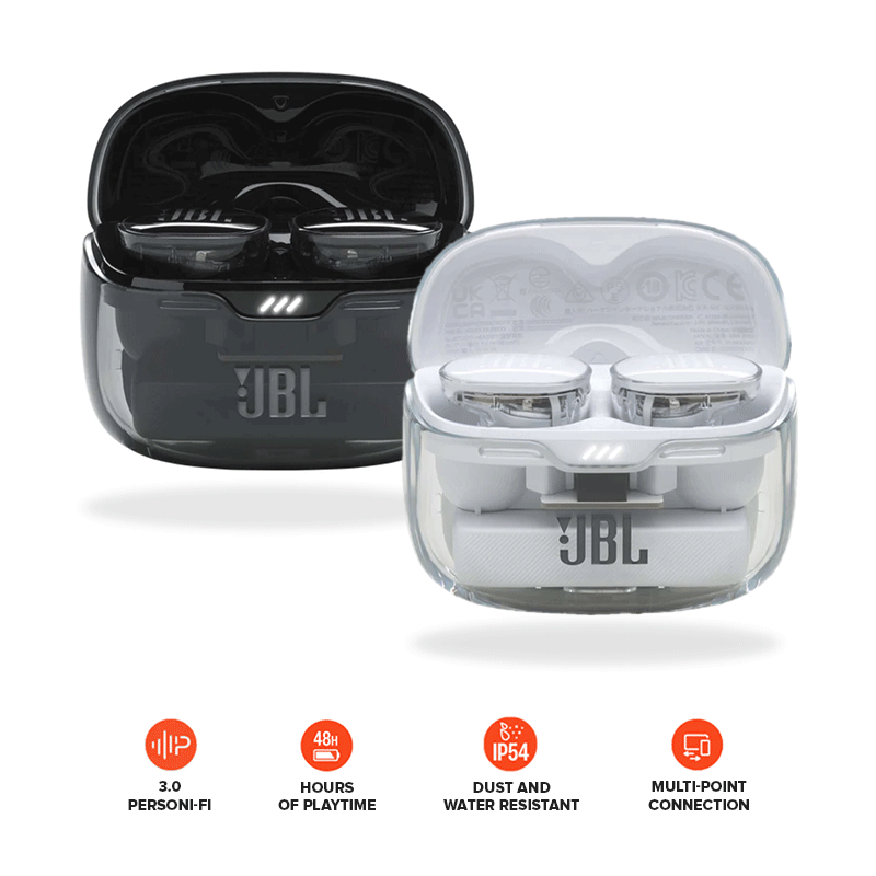 JBL Tune Buds 2 | True Wireless Noise Cancelling Earbuds Ghost Edition