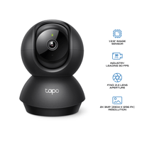 TP-Link Tapo C211 Pan/Tilt Home Security Wi-Fi Camera - Black