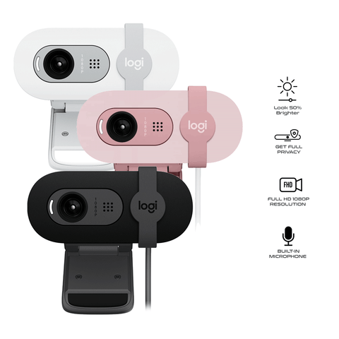 Logitech Brio 100 Full HD 1080P Web Cam