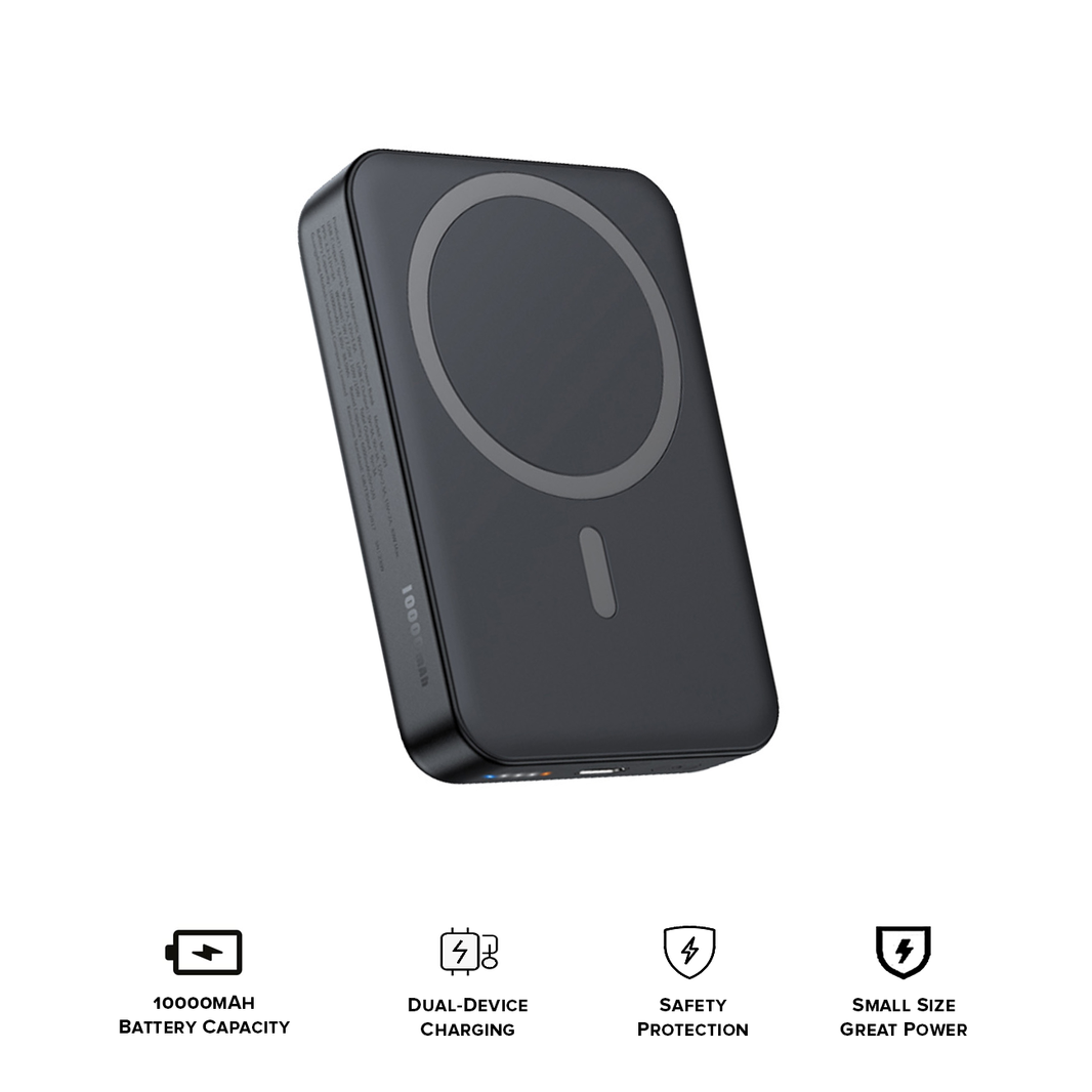 Mcdodo MC-5931 30W Powerbank 10000mAh Magnetic Wireless Charging Type C (Black)