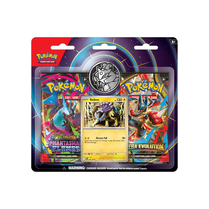 Pokémon TCG: 2 Pack Blister (Jan 2026) (Raikou) (ENG)