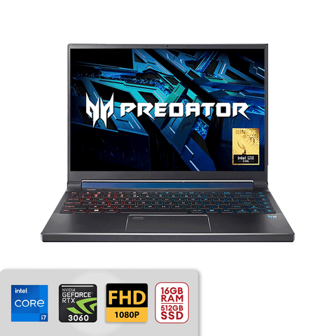 Acer Predator 14” iPS Display Triton 300 SE 16+512 GB Intel Core i7-12700H Processor Tredaca-Core 2.30GHz Nvidia GeForce RTX 3060 Graphics PT314-52s-747P