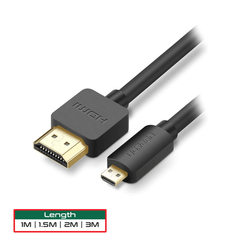 UGREEN Micro HDMI Male To HDMI Male Cable [HD127]