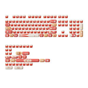 Akko Bunny Apple Keycap Set MOG Profile 137 Keys