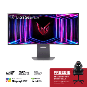 LG UltraGear 34GS95QE-B OLED 34" WQHD (3440x1440) 240Hz 0.03ms GTG G-Sync Compatible 800R Curved Gaming Monitor