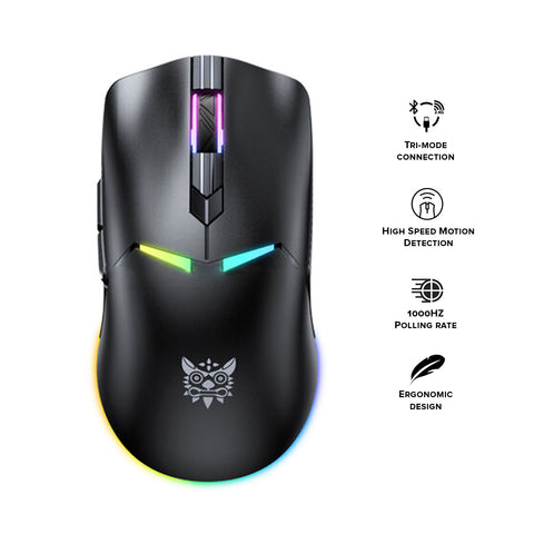 ONIKUMA CW928 Tri-mode 2.4G Wireless + Bluetooth + Wired Gaming Mouse