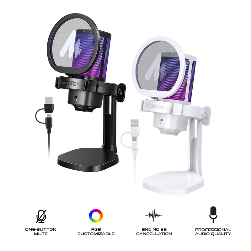 Maono DGM20G USB Gaming RGB Microphone
