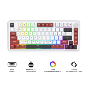 Redragon Stormhunter RGB Wired 81+1 Keys Rapid Trigger Magnetic Switch Keyboard (K721WRB-RGB)