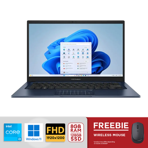 ASUS Vivobook 14" Full HD Intel Core i3-1315U 8GB RAM / 128GB SSD, Win 11 Home Quiet Blue