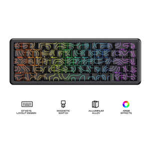 Onikuma G67 67-Key RGB Wired Hot-Swappable Mechanical Keyboard (Magnetic Switch)