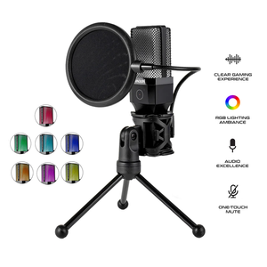 Redragon Adne USB Wired RGB Microphone Kit Black (GM212)