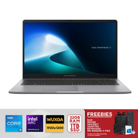 ASUS ExpertBook 14'' WQXGA (2560x1600) IPS 144Hz Intel Core Ultra 5-228V 32GB LPDDR5X RAM 1TB SSD Intel Arc Graphics (FreeDOS) Silver