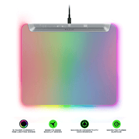Razer Firefly V2 Pro- Multi-zone Chroma Gaming Mouse Mat Phantom White Edition
