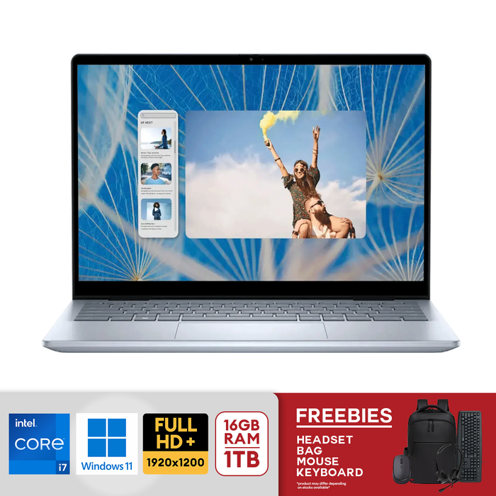 Dell Inspiron 14" FHD+ 2-in-1 Intel Core 7 150U 16GB DDR5 RAM 1TB SSD Intel Graphics Win 11 Ice Blue
