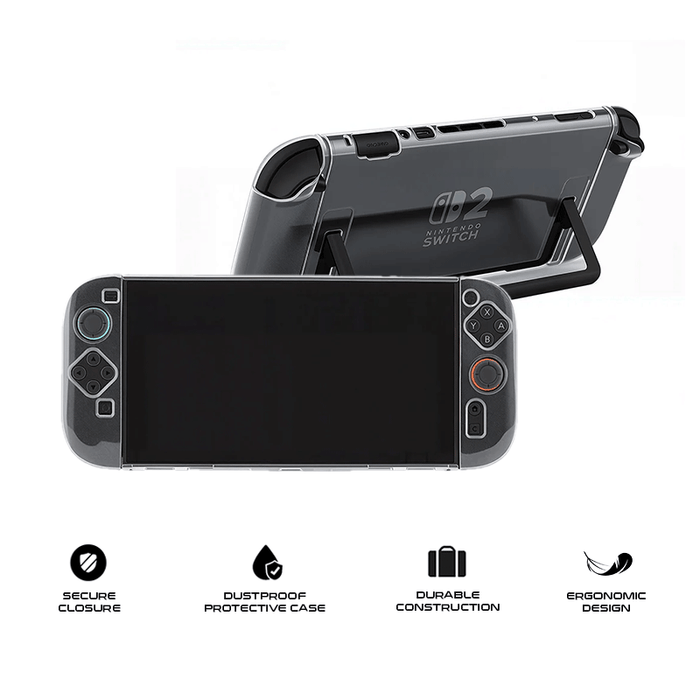 Dobe Crystal Case for Nintendo Switch 2 + Joy-Con Covers TNS-51111