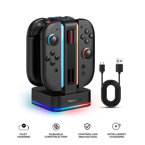 Transnovo 4 in 1 Charging Dock for Nintendo Switch 2 Joy-Con NS2-CG06
