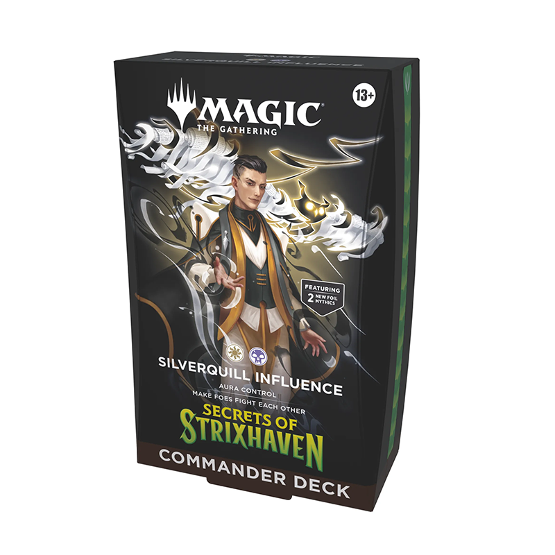Magic the Gathering: Secrets of Strixhaven (SOS) Silverquill Influence Commander Deck