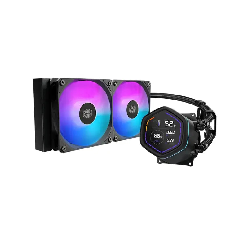Cooler Master MasterLiquid Core Nex 240 Black ARGB Liquid Cooler (MLX-D24M-A18PA-RD)
