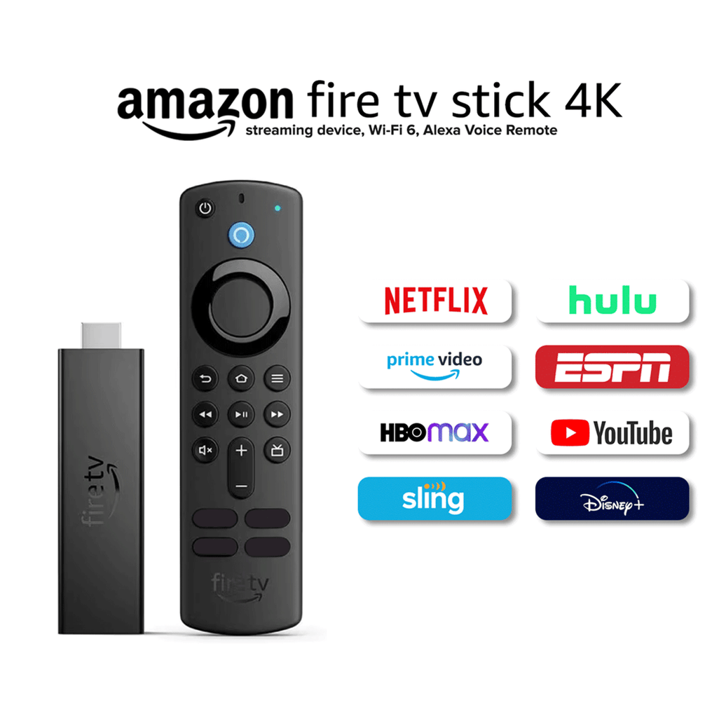 Amazon Fire TV Stick 4K Streaming Media Player 2nd Gen 2023 Black