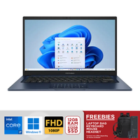 ASUS Vivobook 14 14" FHD Intel Core i7-1355U 12GB RAM / 512GB SSD (X1404V) Win 11 Quiet Blue