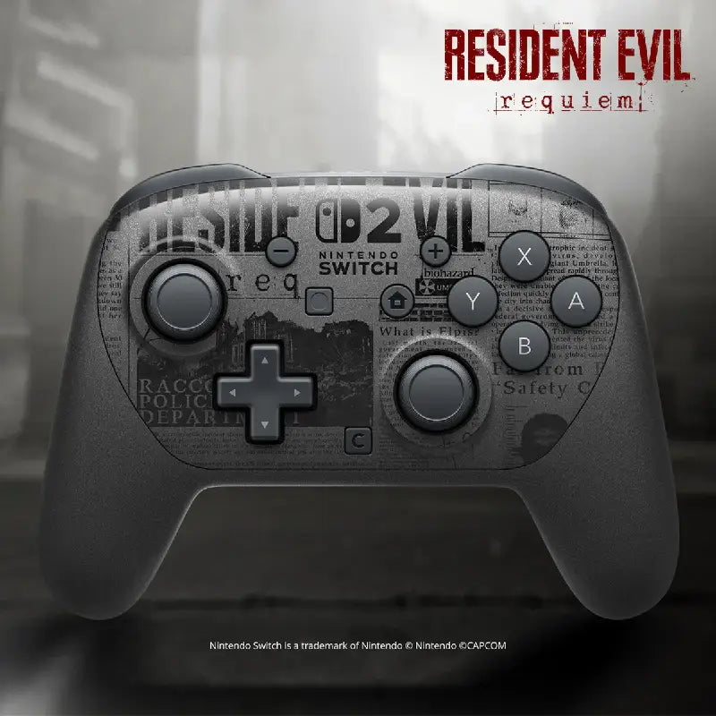 Nintendo Switch 2 Pro Controller Resident Evil Requiem Edition