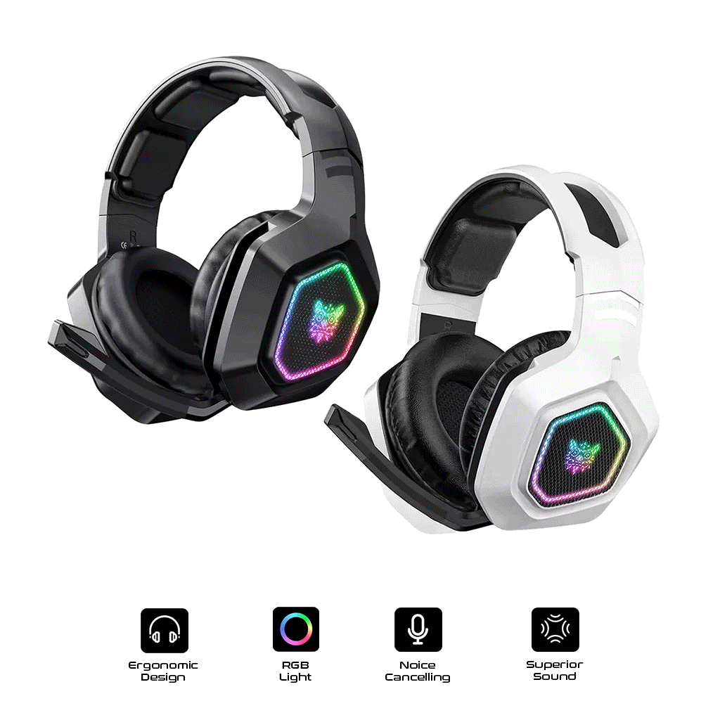 Onikuma B100 RGB Tri-Mode Gaming Headset