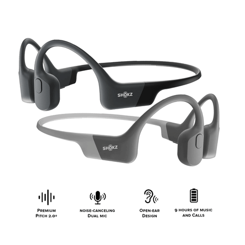 SHOKZ OpenRun Bone Conduction Open-Ear Endurance Headphones [S803]