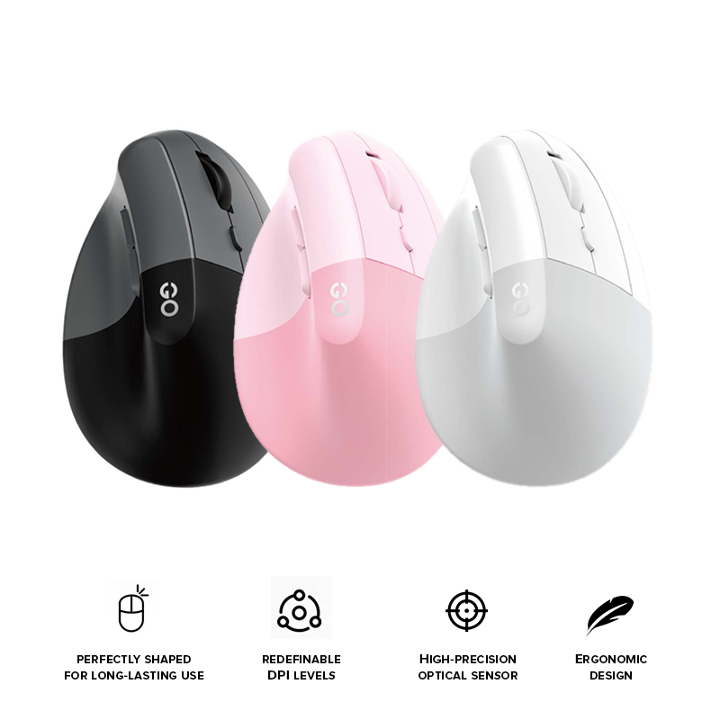 Fantech W195R Go Comfy Vertical Ergonomic Wireless Mouse