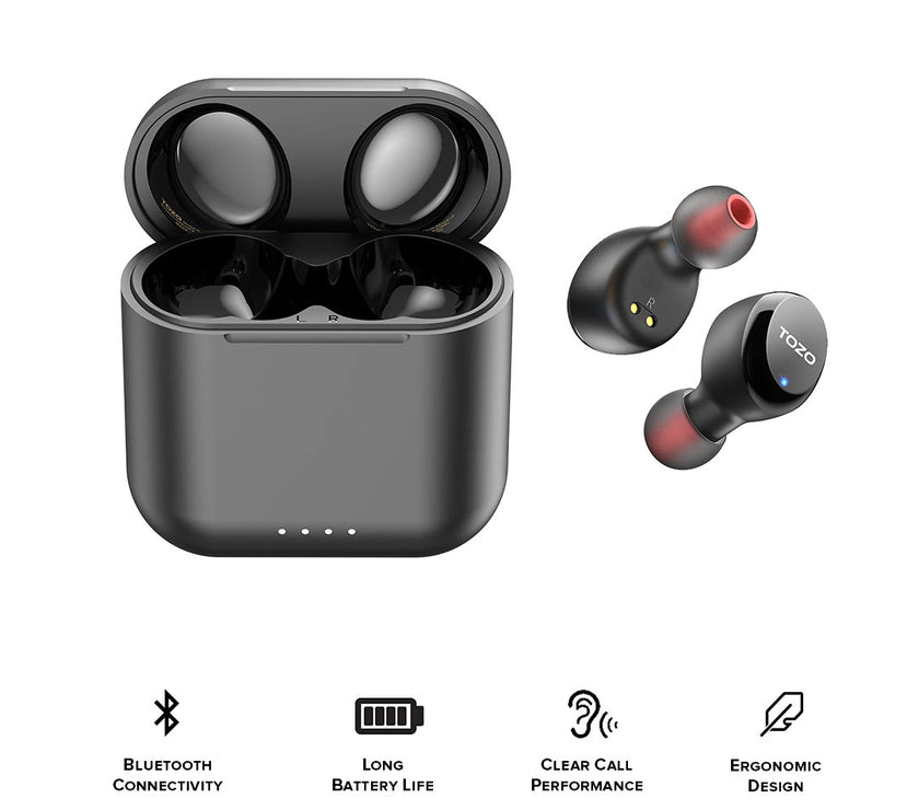 TOZO T6S TWS Earbuds Black