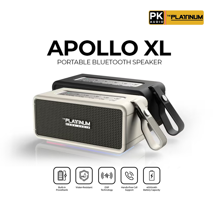 Platinum Karaoke APOLLO XL Portable Bluetooth Speaker