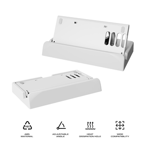 JYS-SD002 Adjustable Playstand for Steam Deck/NSW/Mobile (White)