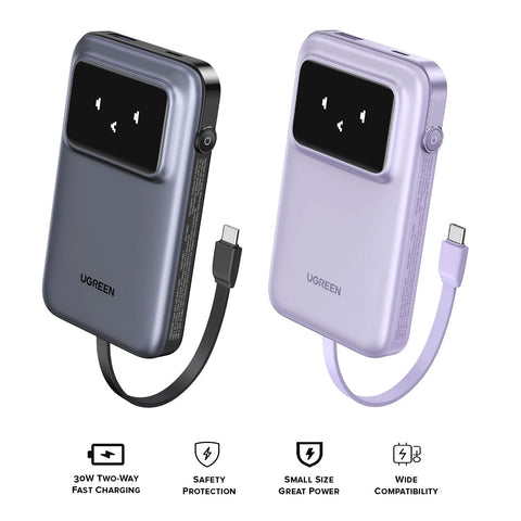 UGREEN Quick Charging 30W Power Bank 10000mah [PB511/35603B] [PB511/35604B]