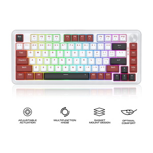 Redragon Stormhunter with Rapid Triggert Ultramag Switch Keyboard White (K721WRB)