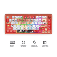 Redragon Ucal Pro Tri-Mode Gaming Keyboard Orange-Red-White (K673AK-RGB-PRO)