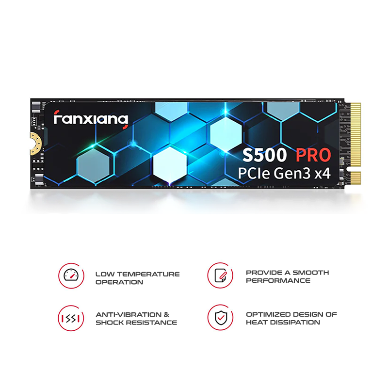 Fanxiang S500 Pro M.2 NVMe SSD  PCIe 3.0 3500MB/s 3D TLC