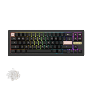 AKKO ACR PRO 68 RGB Hot-Swappable Mechanical Keyboard Gasket Mount [Black] (AKKO Crystal)