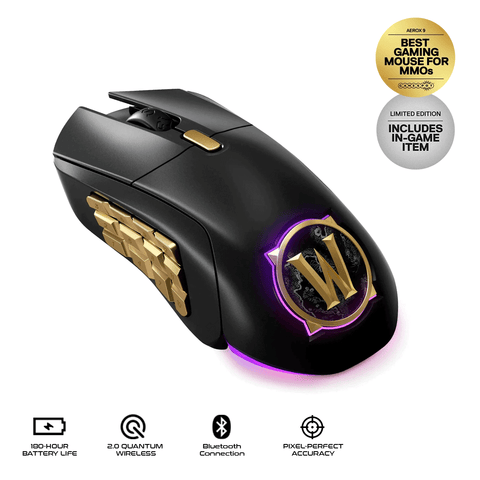 Steelseries Aerox 9 Wireless Gaming Mouse World of Warcraft Edition [62619]