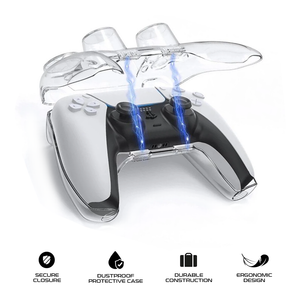 IINE Transparent PC Case for Playstation 5 Controller L1008