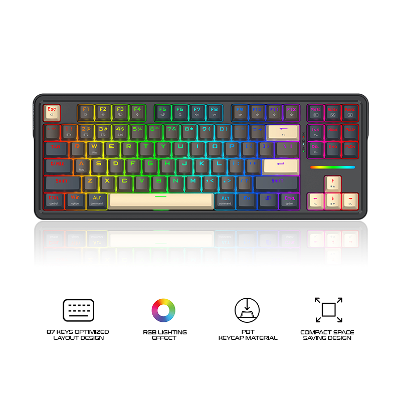 Redragon Antonium Pro Gradient Grey+Yellow (K728GGY-RGB-PRO)