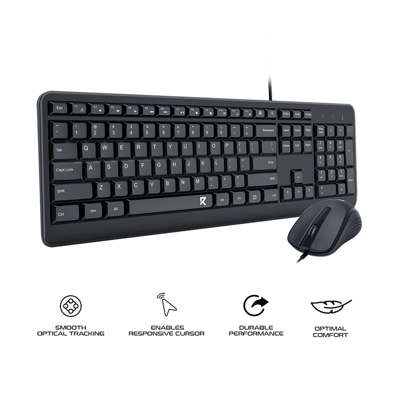 Redragon Office 2in1 Keyboard & Mouse Combo Black (BS-7092)