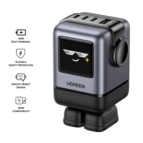 UGREEN USB-A+3USB-C 100W Robot Gan Tech Fast Charger [X688/45514B]