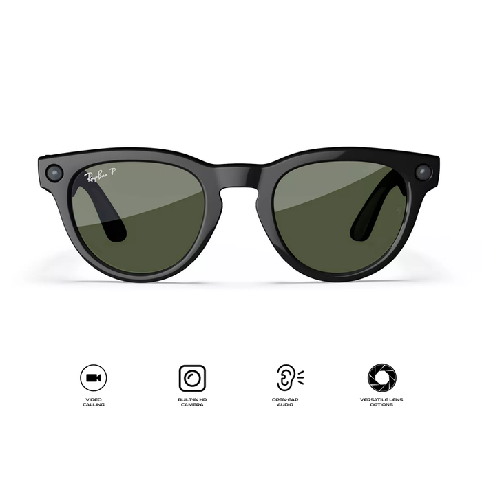 RAY-BAN META HEADLINER (SHINY BLACK POLAR GREEN)