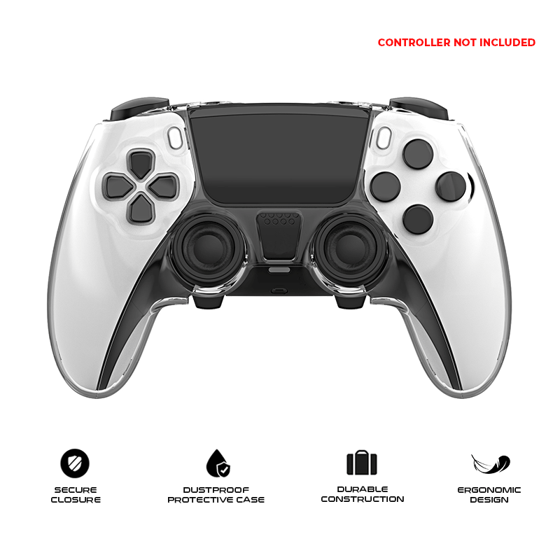 IINE Protective PC Case for PS5 DualSense Edge Controller L1212