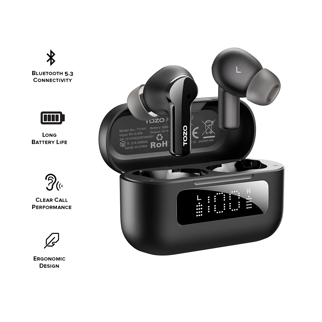 TOZO AeroSound2 Black T11141