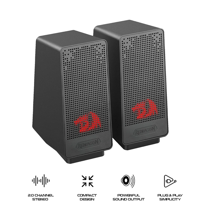 Redragon Ranch Wired Stereo Gaming Speaker (GS513)