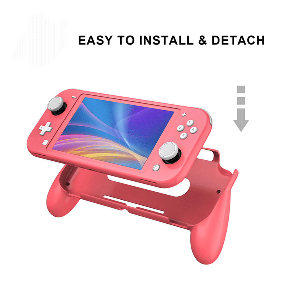 JYS Protective Case Handle grip for Nintendo Switch Lite [Coral] [SL04]